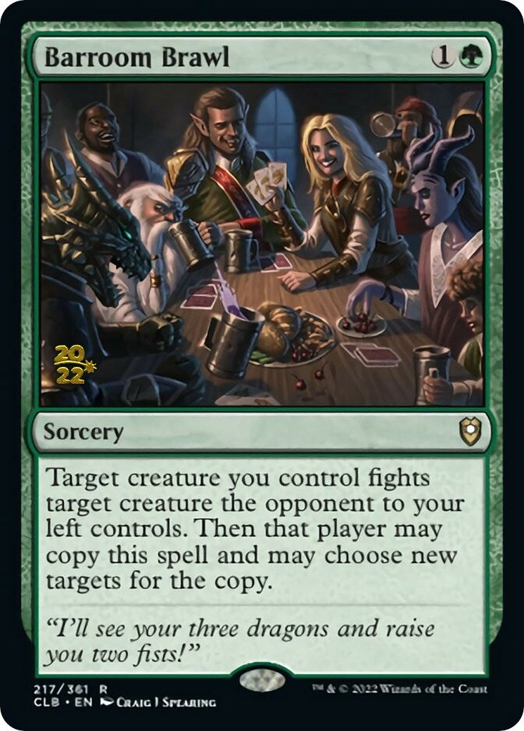 Barroom Brawl (217) (Prerelease Cards)
