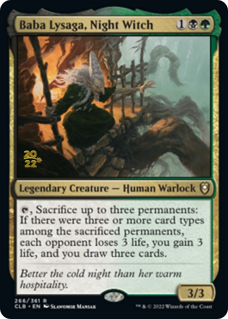 Baba Lysaga, Night Witch (266) (Prerelease Cards)