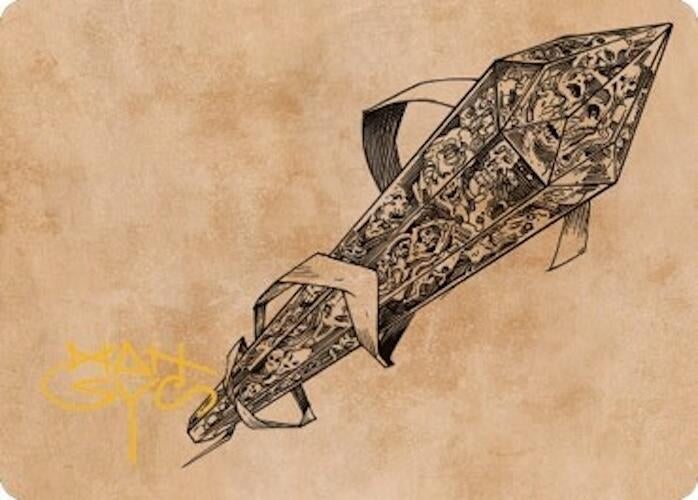 Stonespeaker Crystal Art Card (Gold-Stamped Signature) (81) (Art Series: Commander Legends: Battle for Baldur's Gate)