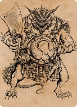 Thrakkus the Butcher Art Card (77) (Art Series: Commander Legends: Battle for Baldur's Gate)