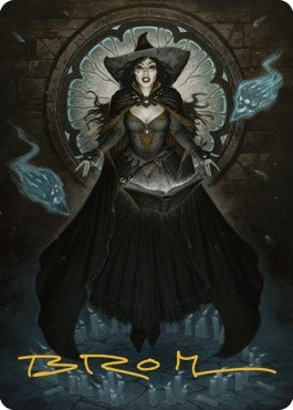 Tasha, the Witch Queen Art Card (76/81) (Gold-Stamped Signature) (76) (Art Series: Commander Legends: Battle for Baldur's Gate)