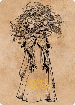 Myrkul, Lord of Bones Art Card (73/81) (Gold-Stamped Signature) (73) (Art Series: Commander Legends: Battle for Baldur's Gate)