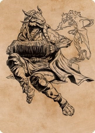 Korlessa, Scale Singer Art Card (68) (Art Series: Commander Legends: Battle for Baldur's Gate)