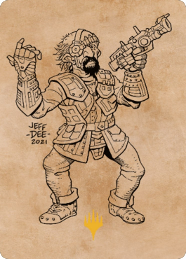 Jan Jansen, Chaos Crafter Art Card (Gold-Stamped) (66) (Art Series: Commander Legends: Battle for Baldur's Gate)