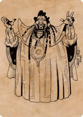 Alaundo the Seer Art Card (61) (Art Series: Commander Legends: Battle for Baldur's Gate)