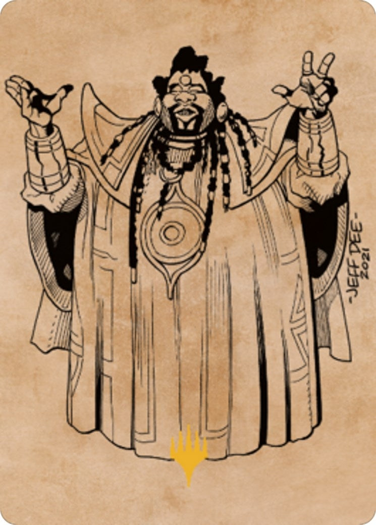 Alaundo the Seer Art Card (Gold-Stamped) (61) (Art Series: Commander Legends: Battle for Baldur's Gate)