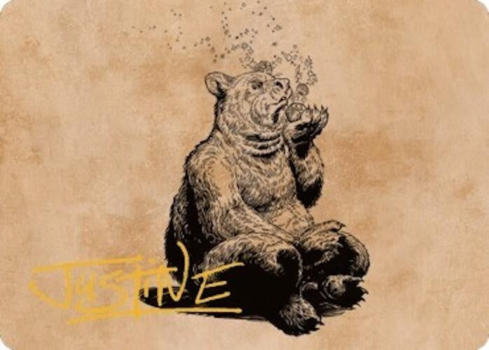 Wilson, Refined Grizzly Art Card (Gold-Stamped Signature) (60)