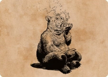 Wilson, Refined Grizzly Art Card (60) (Art Series: Commander Legends: Battle for Baldur's Gate)