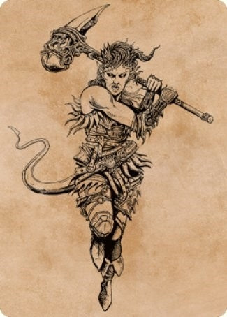 Karlach, Fury of Avernus Art Card (54/81) (54) (Art Series: Commander Legends: Battle for Baldur's Gate)