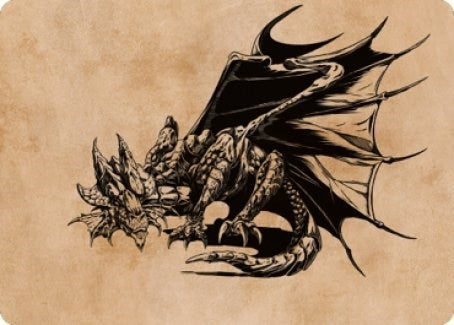 Ancient Copper Dragon Art Card (52/81) (52) (Art Series: Commander Legends: Battle for Baldur's Gate)