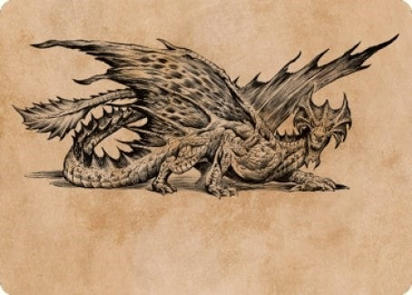 Ancient Brass Dragon Art Card (49/81) (49) (Art Series: Commander Legends: Battle for Baldur's Gate)