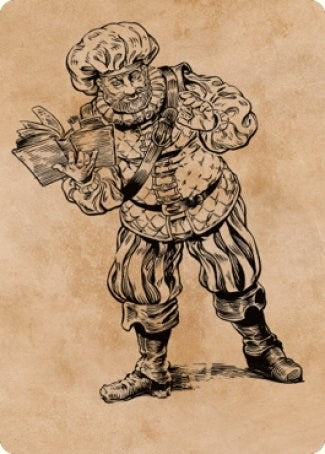 Volo, Itinerant Scholar Art Card (48) (Art Series: Commander Legends: Battle for Baldur's Gate)