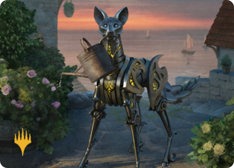 Clockwork Fox Art Card (Gold-Stamped) (43) (Art Series: Commander Legends: Battle for Baldur's Gate)