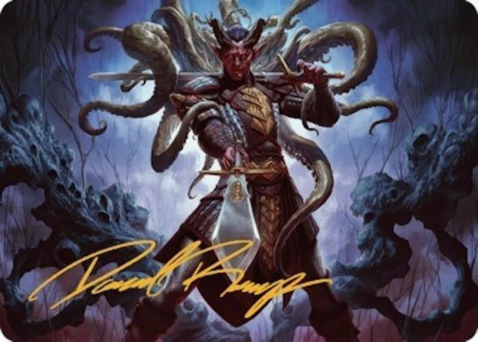 Zevlor, Elturel Exile Art Card (42/81) (Gold-Stamped Signature) (42) (Art Series: Commander Legends: Battle for Baldur's Gate)