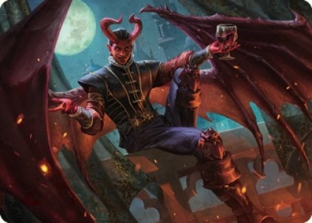 Raphael, Fiendish Savior Art Card (40/81) (40) (Art Series: Commander Legends: Battle for Baldur's Gate)