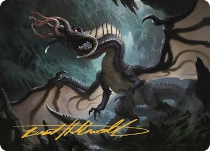 Brainstealer Dragon Art Card (Gold-Stamped Signature) (31) (Art Series: Commander Legends: Battle for Baldur's Gate)