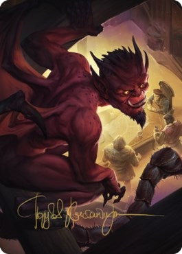 Imp Art Card (Gold-Stamped Signature) (19) (Art Series: Commander Legends: Battle for Baldur's Gate)