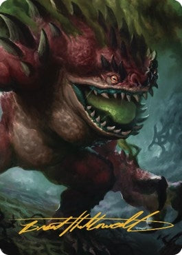 Hezrou Art Card (Gold-Stamped Signature) (17) (Art Series: Commander Legends: Battle for Baldur's Gate)