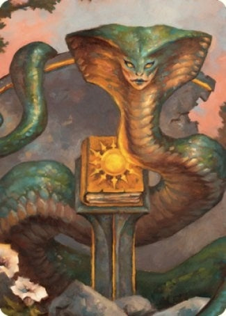 Guardian Naga Art Card (16) (Art Series: Commander Legends: Battle for Baldur's Gate)