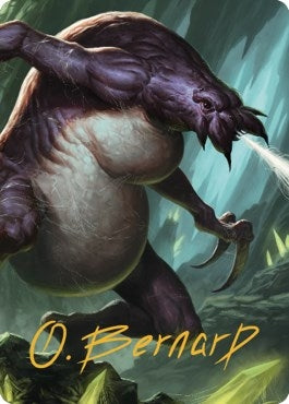 Ettercap Art Card (Gold-Stamped Signature) (14) (Art Series: Commander Legends: Battle for Baldur's Gate)