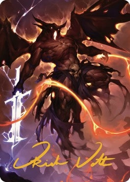 Balor Art Card (Gold-Stamped Signature) (7) (Art Series: Commander Legends: Battle for Baldur's Gate)