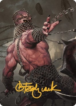 Chain Devil Art Card (Gold-Stamped Signature) (8) (Art Series: Commander Legends: Battle for Baldur's Gate)