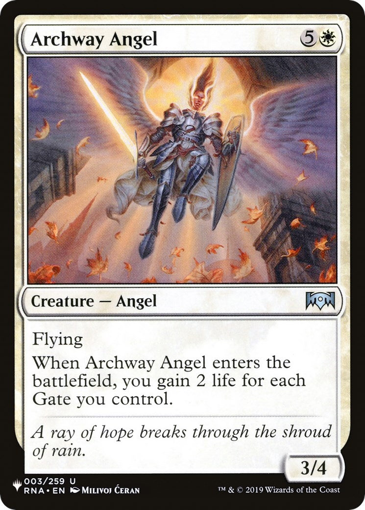 Archway Angel (003/259) (The List Reprints)