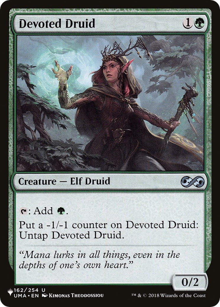 Devoted Druid (UMA) (162/254) (The List Reprints)