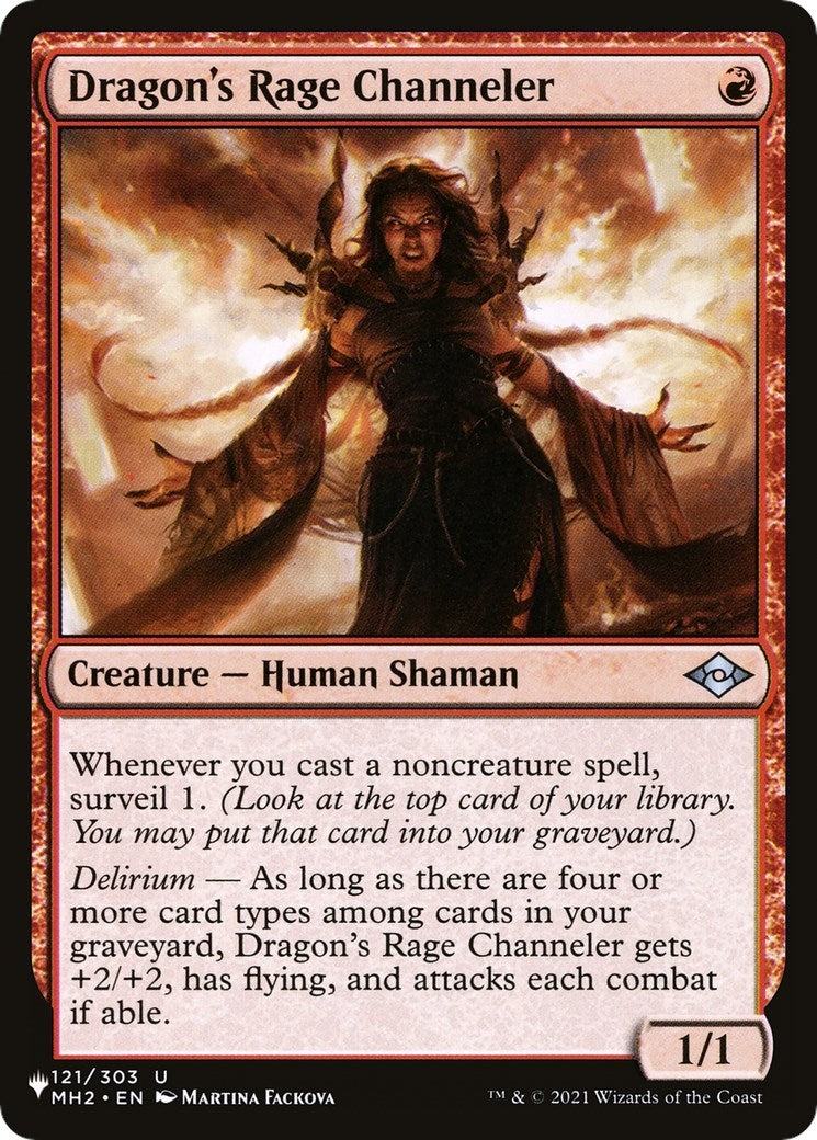 Dragon's Rage Channeler (121/303) (The List Reprints)