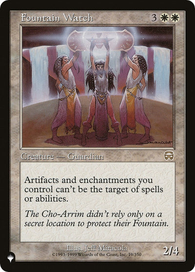 Fountain Watch (19/350) (The List Reprints)