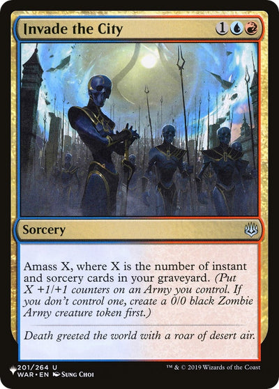 Invade the City (201/264) (The List Reprints)