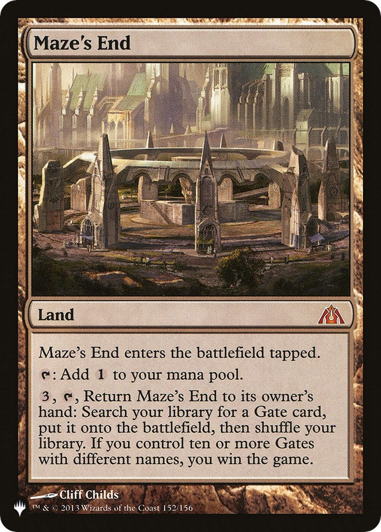 Maze's End (152/156) (The List Reprints)