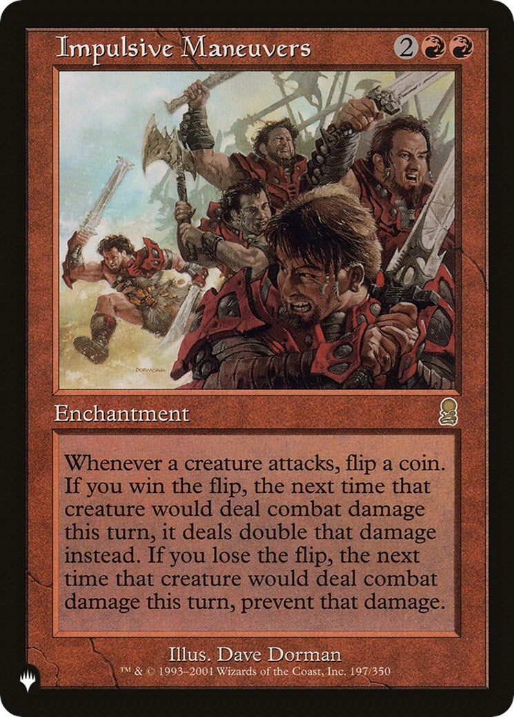 Impulsive Maneuvers (197) (The List Reprints)