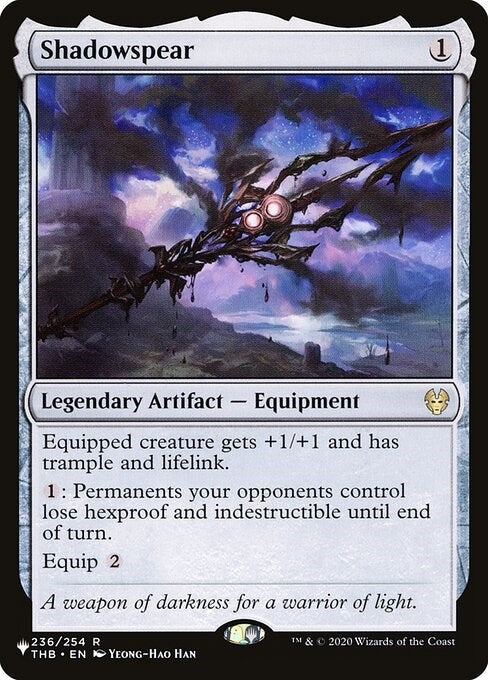 Shadowspear (236) (The List Reprints)