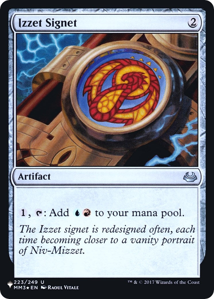 Izzet Signet (223) (The List Reprints)