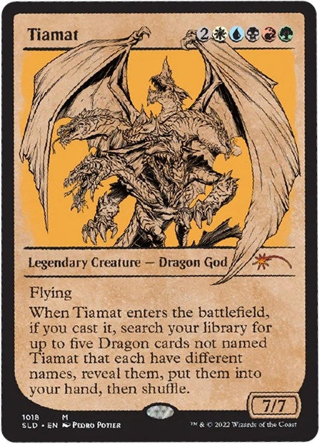 Tiamat (Showcase) (1017) (Secret Lair Drop Series)