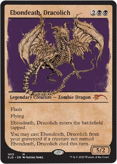 Ebondeath, Dracolich (Showcase) (1014) (Secret Lair Drop Series)