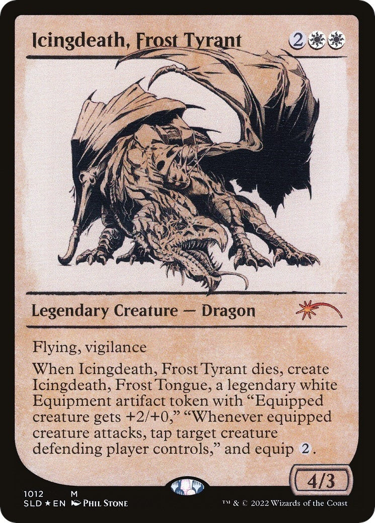 Icingdeath, Frost Tyrant (Showcase) (1012) (Secret Lair Drop Series)