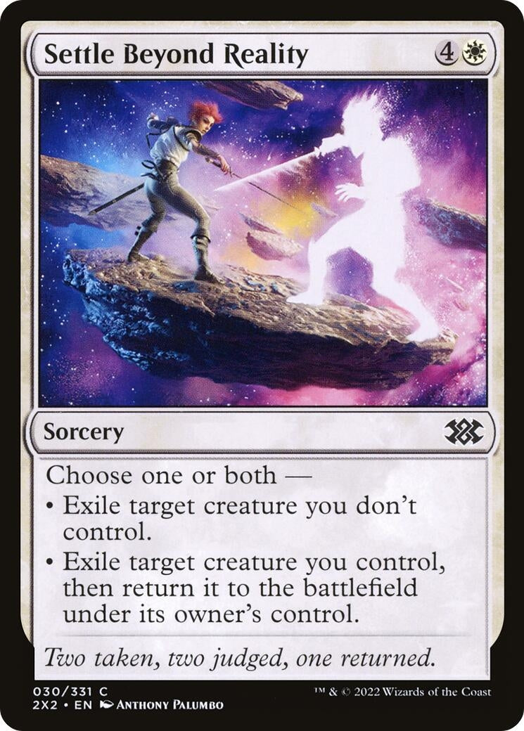 Settle Beyond Reality (30) (Double Masters 2022)
