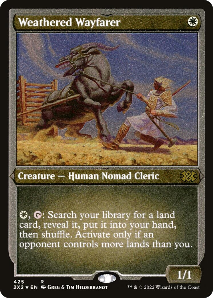 Weathered Wayfarer (Foil Etched) (425) (Double Masters 2022)