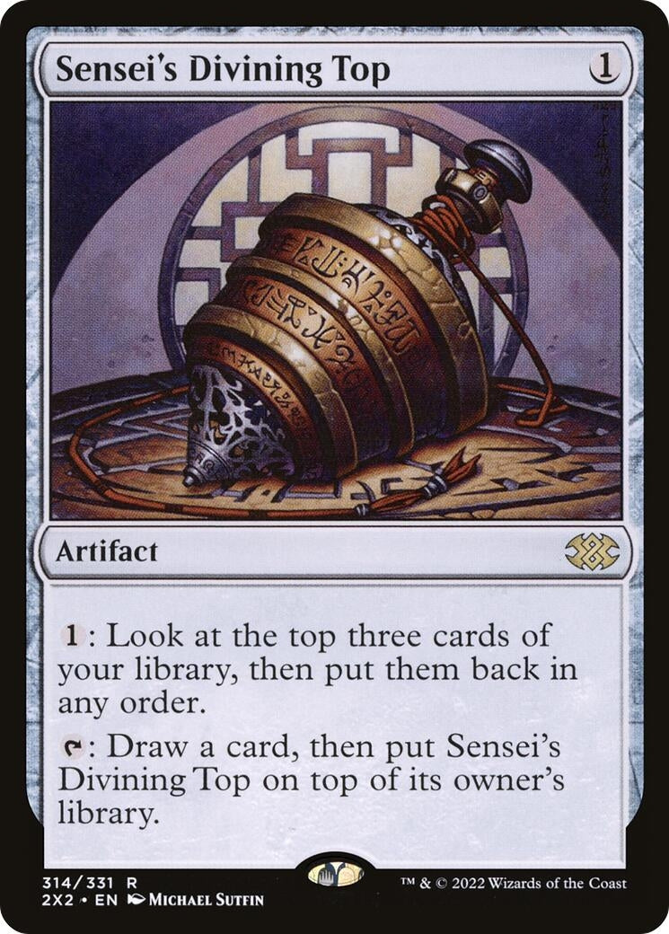 Sensei's Divining Top (314) (Double Masters 2022)