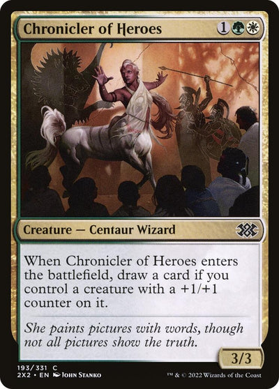 Chronicler of Heroes (193) (Double Masters 2022)