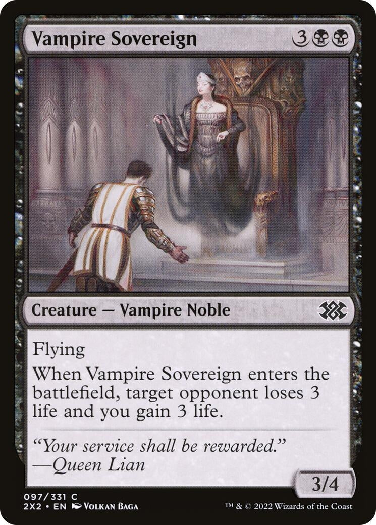 Vampire Sovereign (97) (Double Masters 2022) (2X2)