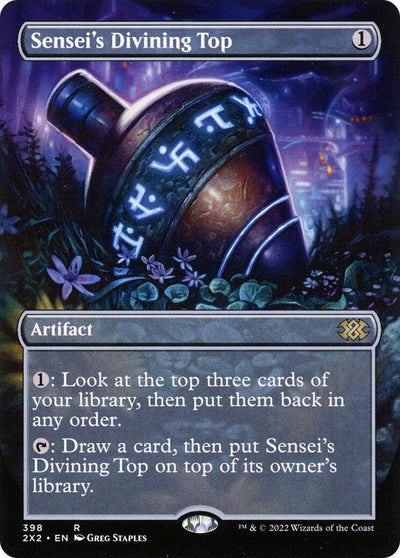 Sensei's Divining Top (Borderless) (398) (Double Masters 2022)
