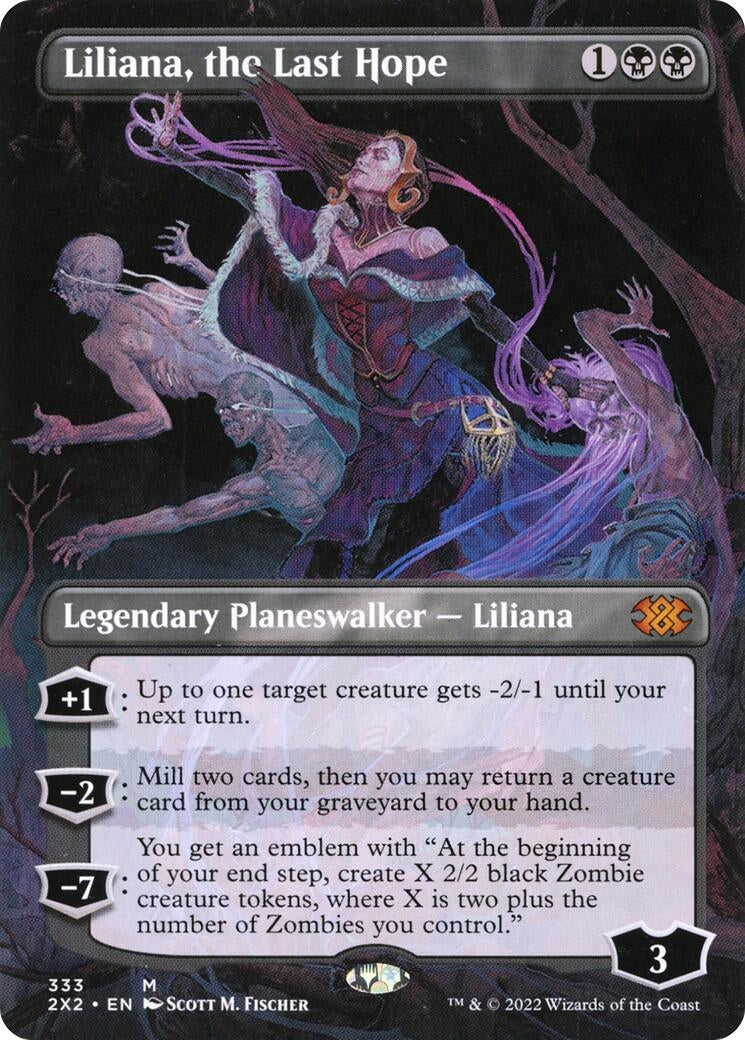 Liliana, the Last Hope (Borderless) (333) (Double Masters 2022)