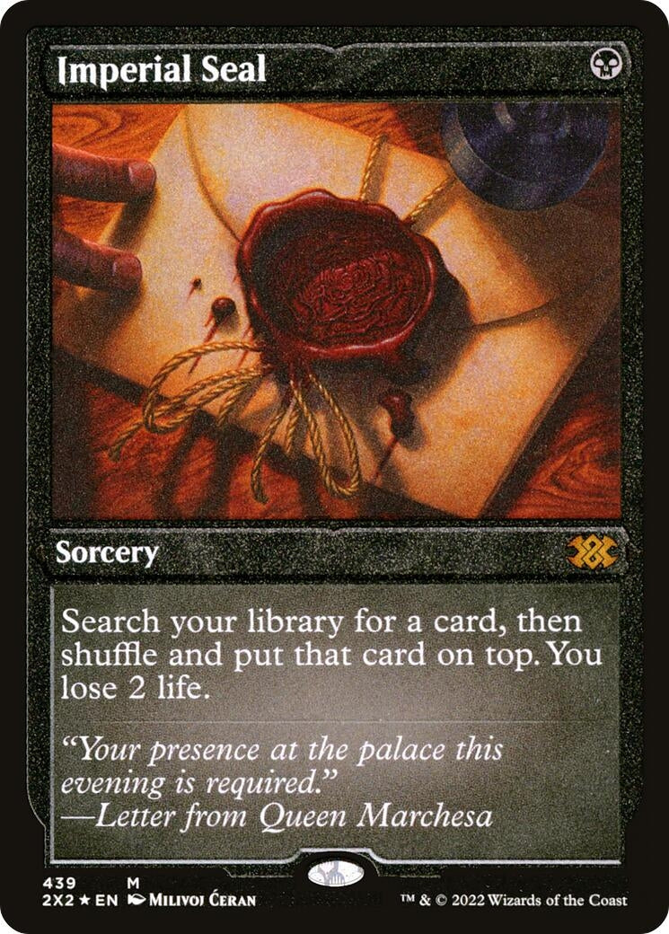 Imperial Seal (Foil Etched) (439) (Double Masters 2022)