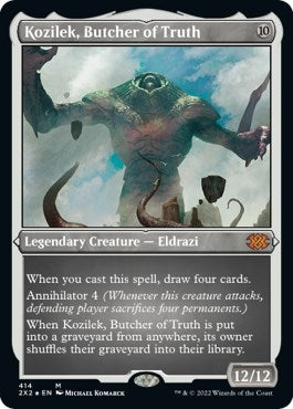 Kozilek, Butcher of Truth (Foil Etched) (414) (Double Masters 2022)