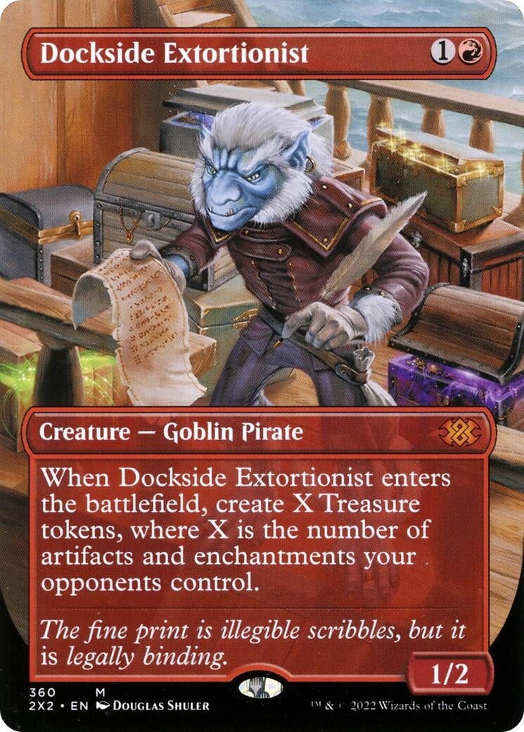 Dockside Extortionist (Borderless) (360) (Double Masters 2022)