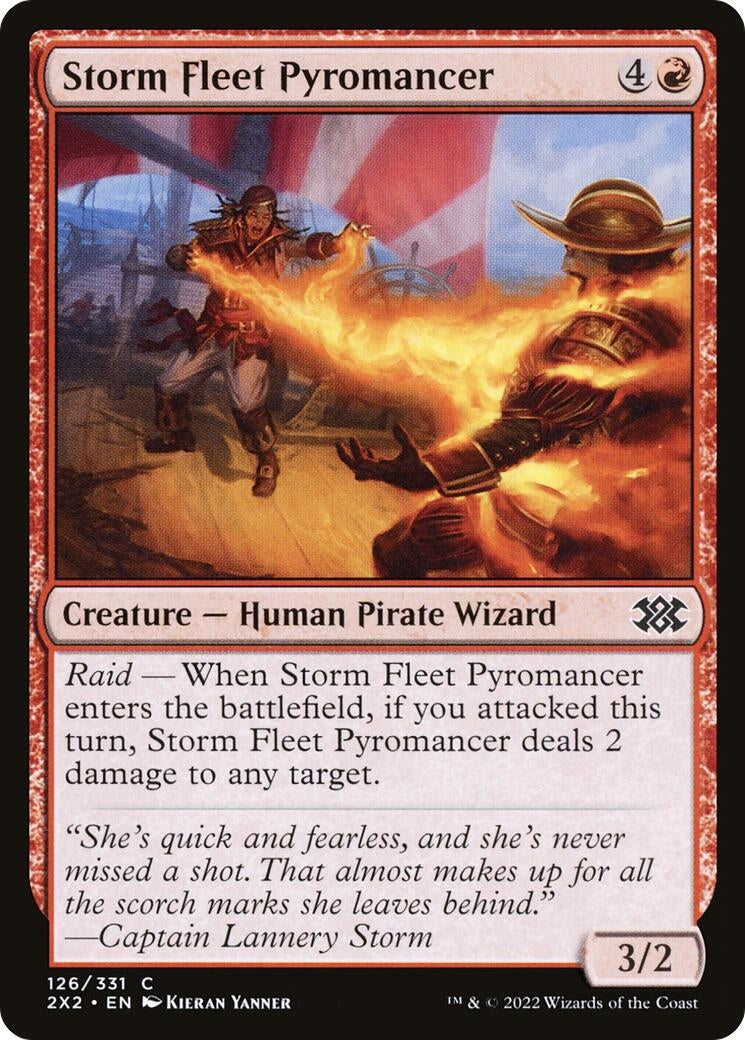 Storm Fleet Pyromancer (126) (Double Masters 2022) (2X2)