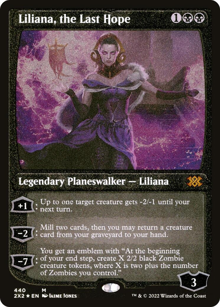 Liliana, the Last Hope (Foil Etched) (440) (Double Masters 2022)